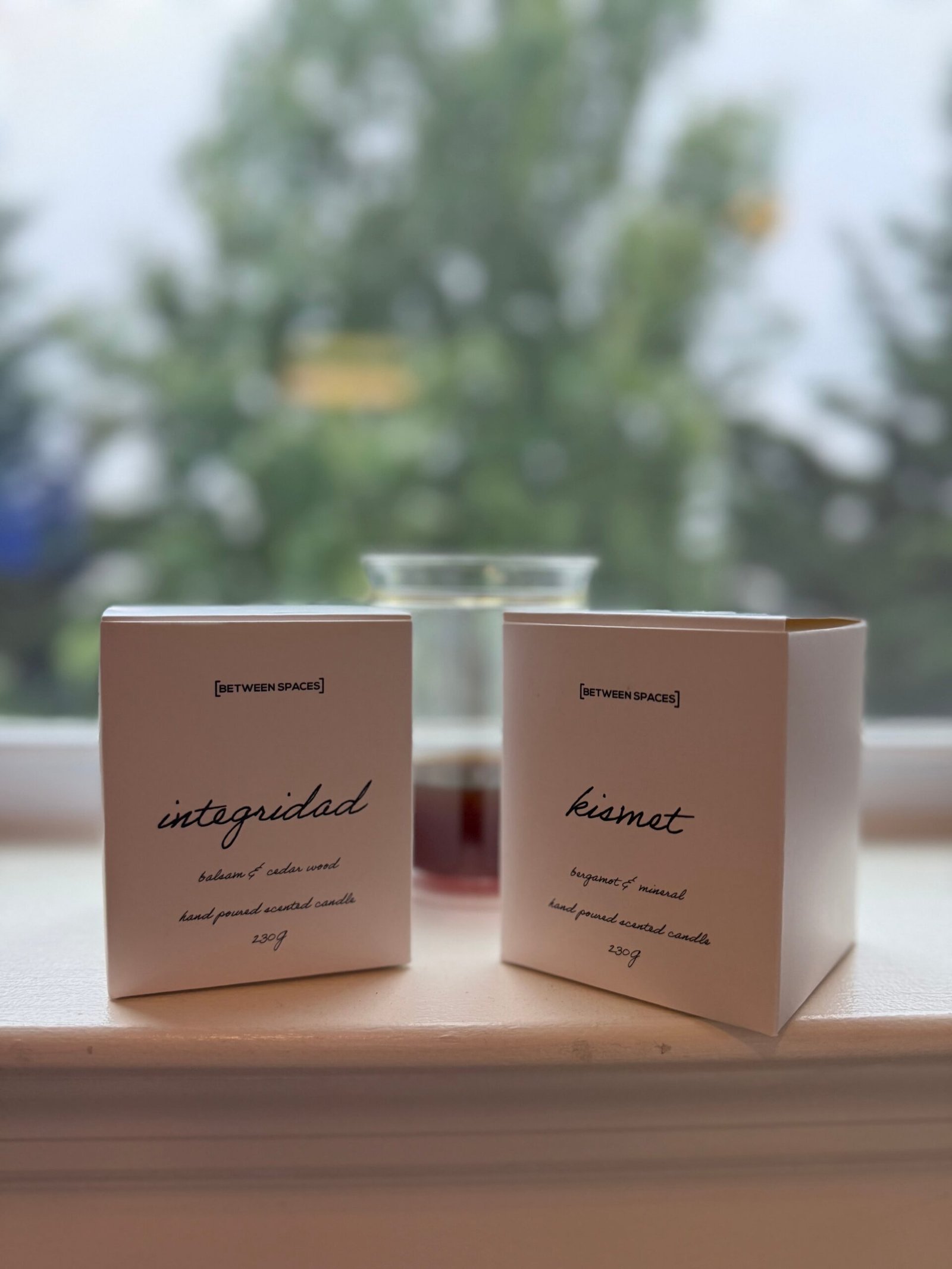 Kismet and Integridad candles