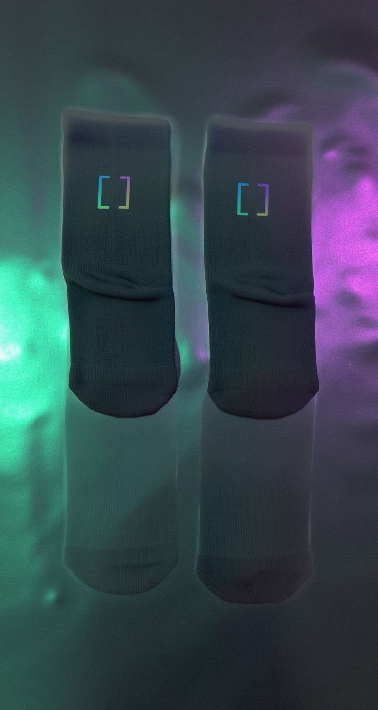 Between Spaces Reflect Socks - Image 4